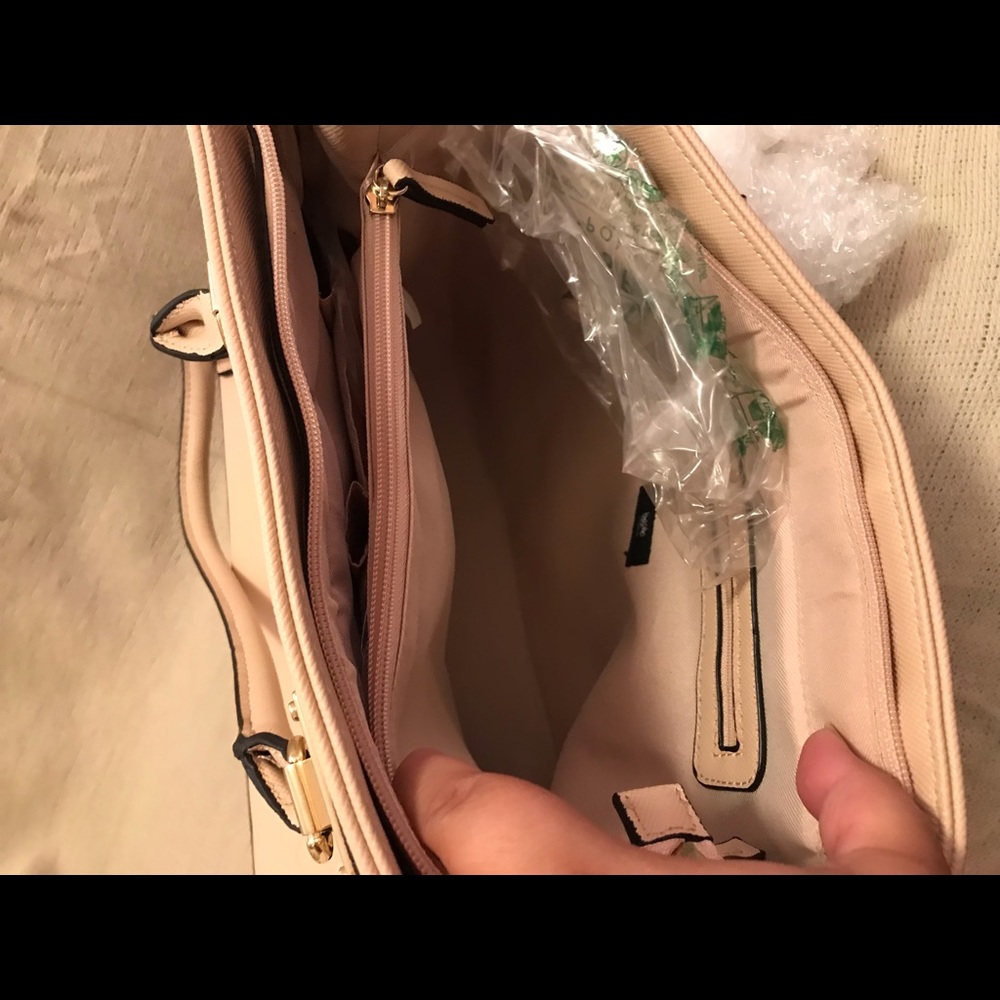 Beige Nude tote bag - Picture 4 of 12